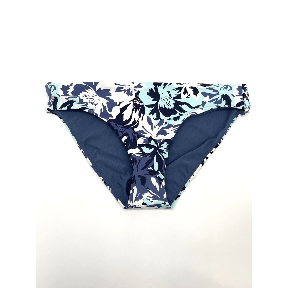 Roxy Swim Hipster Bikini Bottom‎ Women Large Stretch Full Coverage Surf Beach